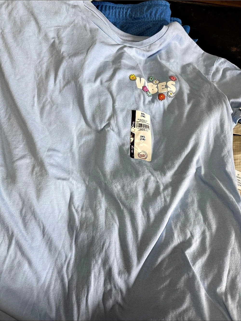 Wonder Nation WN SS Graphic Tee - Love You Blue Girls 2XL (18)